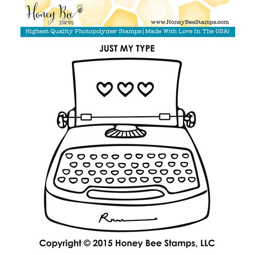 Honey Bee Stamps - Clear Photopolymer Stamps - Just My Type