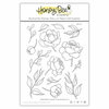 Honey Bee Stamps - Clear Photopolymer Stamps - Spring Peony