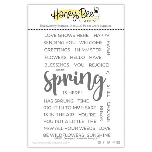 Honey Bee Stamps - Clear Photopolymer Stamps - Spring