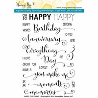 Honey Bee Stamps - Clear Acrylic Stamps - Happy Everything