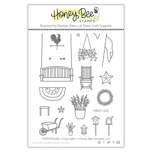 Honey Bee Stamps - Clear Photopolymer Stamps - Farmhouse Add On