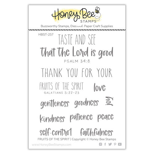 Honey Bee Stamps - Paradise Collection - Clear Photopolymer Stamps - Fruits of the Spirit