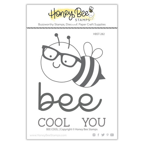 Honey Bee Stamps - Clear Photopolymer Stamps - Bee Cool