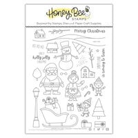 Honey Bee Stamps - Clear Photopolymer Stamps - Santa's Village