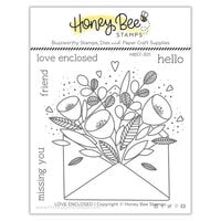 Honey Bee Stamps - Love Letters Collection - Clear Photopolymer Stamps - Pretty Postage