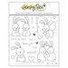 Honey Bee Stamps - Love Letters Collection - Clear Photopolymer Stamps - Honey Bunnies