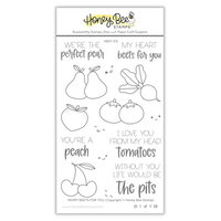 Honey Bee Stamps - Love Letters Collection - Clear Photopolymer Stamps - Heart Beets For You