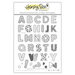 Honey Bee Stamps - Let's Celebrate Collection - Clear Photopolymer Stamps - Sugar Cookie Alphabet