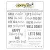 Honey Bee Stamps - Let's Celebrate Collection - Clear Photopolymer Stamps - Kiss the Cook
