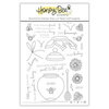 Honey Bee Stamps - Let's Celebrate Collection - Clear Photopolymer Stamps - Just BEEcause