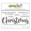 Honey Bee Stamps - Vintage Holiday Collection - Clear Photopolymer Stamps - Christmas Buzzword