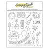 Honey Bee Stamps - Vintage Holiday Collection - Clear Photopolymer Stamps - New Year Cheers