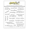 Honey Bee Stamps - Sealed With Love Collection - Clear Photopolymer Stamps - Rooting For You