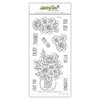 Honey Bee Stamps - Modern Spring Collection - Clear Photopolymer Stamps - Floral Vase