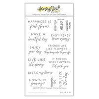 Honey Bee Stamps - Modern Spring Collection - Clear Photopolymer Stamps - Squeeze The Day