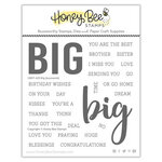 Honey Bee Stamps - Birthday Bliss Collection - Clear Photopolymer Stamps - Big buzzword