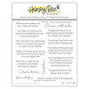 Honey Bee Stamps - The Perfect Day Collection - Clear Photopolymer Stamps - Inside Wedding Sentiments