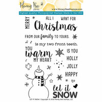 Honey Bee Stamps - Christmas - Clear Photopolymer Stamps - Let It Snow