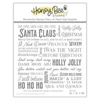 Honey Bee Stamps - Make It Merry Collection - Christmas - Clear Photopolymer Stamps - Holly Jolly Background