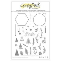 Honey Bee Stamps - Make It Merry Collection - Clear Photopolymer Stamps - Scandinavian Christmas