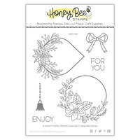 Honey Bee Stamps - Make It Merry Collection - Christmas - Clear Photopolymer Stamps - Elegant Floral Frames