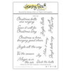 Honey Bee Stamps - Make It Merry Collection - Christmas - Clear Photopolymer Stamps - Jingle All The Way