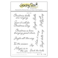 Honey Bee Stamps - Make It Merry Collection - Christmas - Clear Photopolymer Stamps - Jingle All The Way