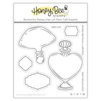 Honey Bee Stamps - Happy Hearts Collection - Clear Photopolymer Stamps - Love Potion Jars