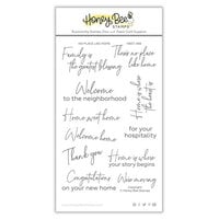 Honey Bee Stamps - Simply Spring Collection - Clear Photopolymer Stamps - No Place Like Home