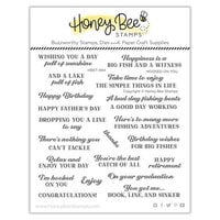 Honey Bee Stamps - Adventure Awaits Collection - Clear Photopolymer Stamps - Hooked On You