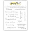 Honey Bee Stamps - Clear Photopolymer Stamps - Welcome Home