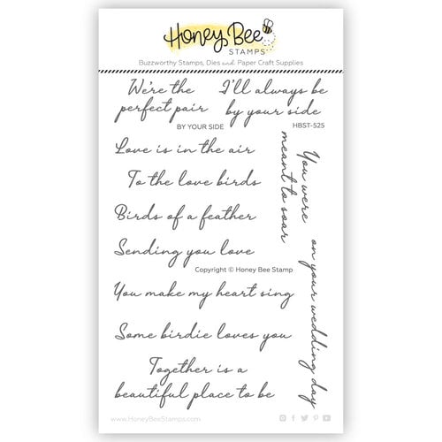 Honey Bee Stamps - Clear Photopolymer Stamps - By Your Side