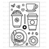 Honey Bee Stamps - Clear Photopolymer Stamps - Coffee Break
