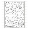Honey Bee Stamps - Christmas - Clear Photopolymer Stamps - Snow Birds