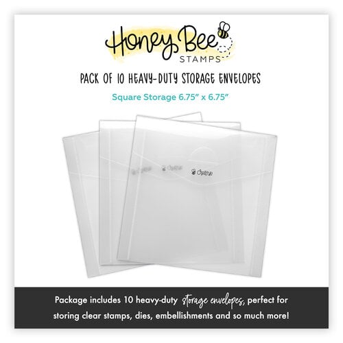 Honey Bee Stamps - Bee Creative - Square Storage Pockets