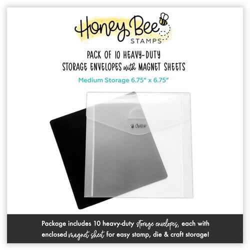 Honey Bee Stamps - Bee Creative - Large Storage Pockets with Magnets