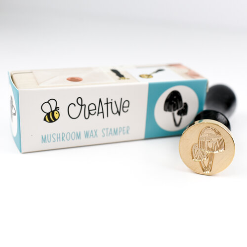 Honey Bee Stamps - Heartfelt Harvest Collection - Bee Creative - Wax Stamper - Mushroom