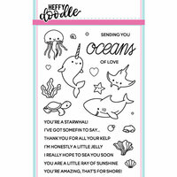 Heffy Doodle - Clear Photopolymer Stamps - Oceans of Love