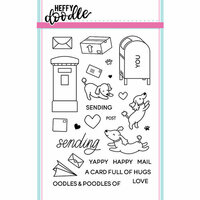 Heffy Doodle - Clear Photopolymer Stamps - Yappy Happy Mail