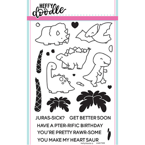 Heffy Doodle - Dino Time Stamp set