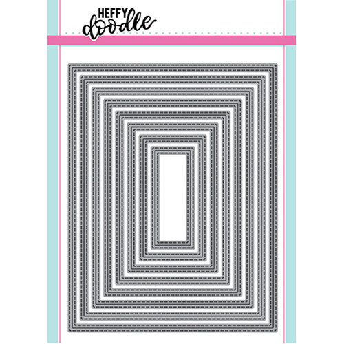 Heffy Doodle - Imperial Stitched Rectangles Die 