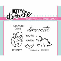 Heffy Doodle - Clear Photopolymer Stamps - Dinky Dinos