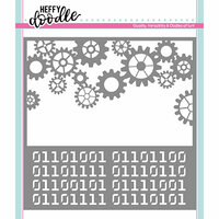 Heffy Doodle - Stencil - Cogs & Code 2-in-1