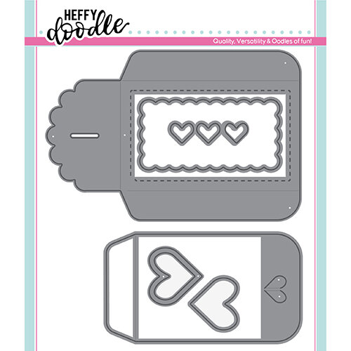 Heffy Doodle - Cutting Dies - Heart Gift Card Pocket
