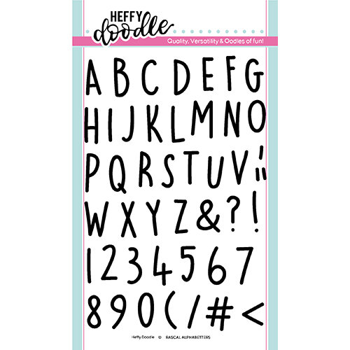 Heffy Doodle - Clear Photopolymer Stamps - Rascal Alphabetters