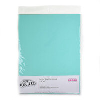 Heffy Doodle - 8.5 x 11 Cardstock - Simply Teal-icious - 10 Pack