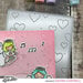 Heffy Doodle - Heffy Cuts - Dies - Stitched Hearts Background