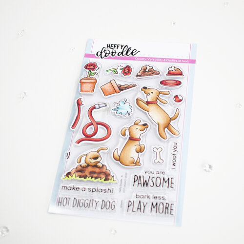 Heffy Doodle - Clear Photopolymer Stamps - Hot Diggity Dog