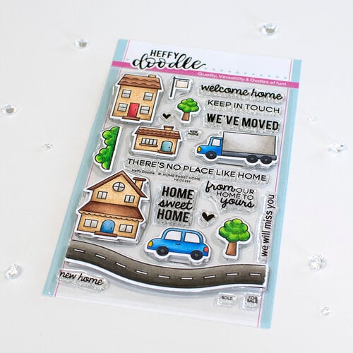 Heffy Doodle - Clear Photopolymer Stamps - Home Sweet Home