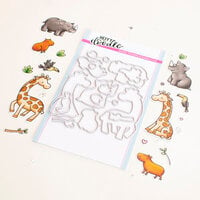 Heffy Doodle - Heffy Cuts - Dies - Two By Two Safari Animals